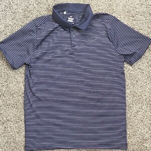 Under Armour Navy Striped Polo Shirt